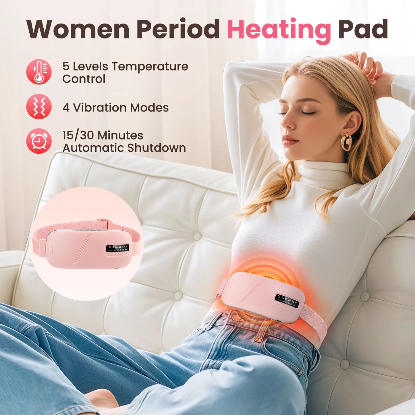 Waist Massage Belt Smart Warm