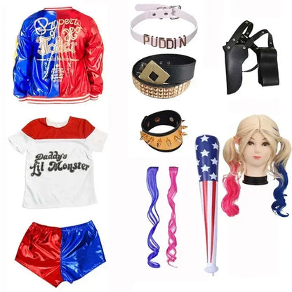 Harley Quinn Halloween Costume FOR CHILDREN