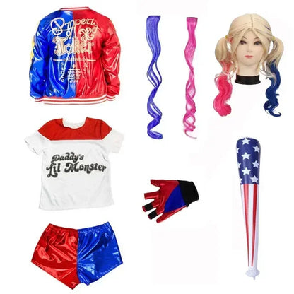Harley Quinn Halloween Costume FOR CHILDREN