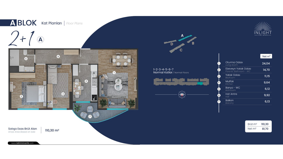 2+1 APARTMENT
